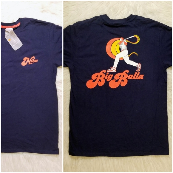 Nike Other - NIKE Big Balla Baseball T-Shirt Y2K Vintage